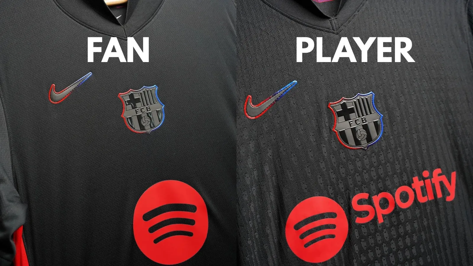 Nike Stadium versus Authentic Nederlands elftal shirt zijaanzicht — toont verschil fan-fit en spelers-fit
